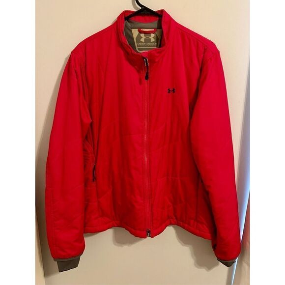 Vintage 1990s Under Armour Women’s Pink Puffer Fleece Lining Size XL. - Picture 1 of 10